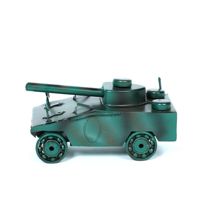 Green Military Tank Panzer Miniature Showpiece