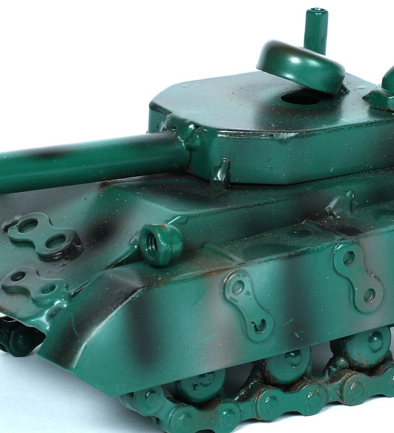 Green Military Open Tanker Panzer