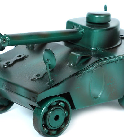 Green Military Tank Panzer Miniature Showpiece