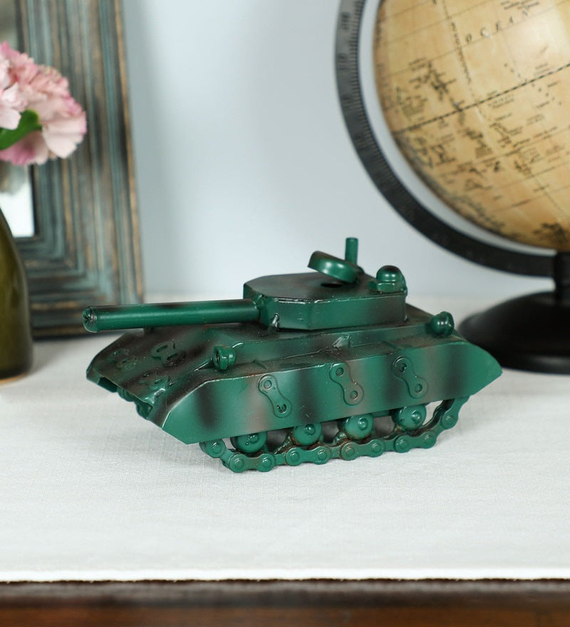 Green Military Open Tanker Panzer