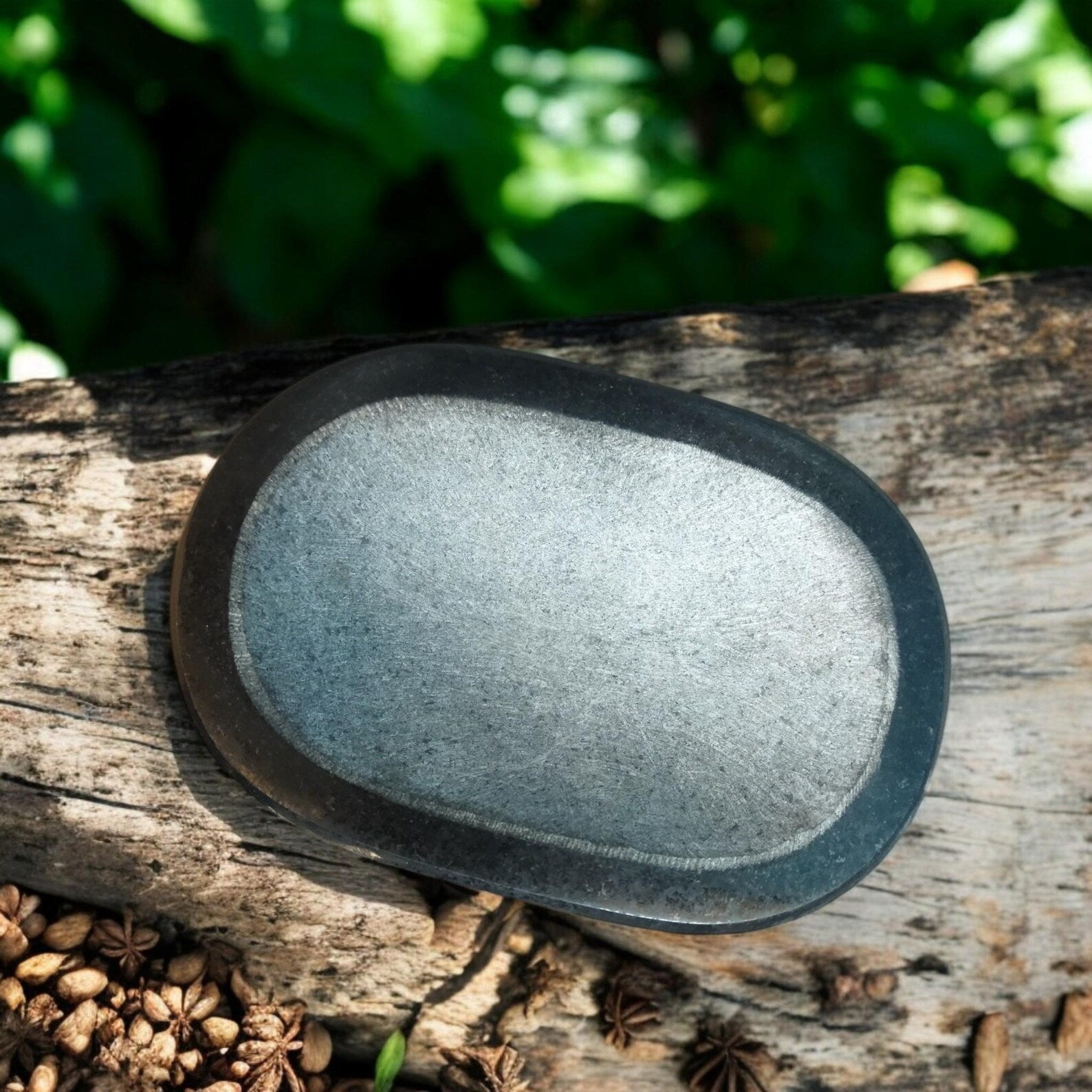 Black Granite Kalvam | Mortar And Pestle | Herb Crusher | Molcajete