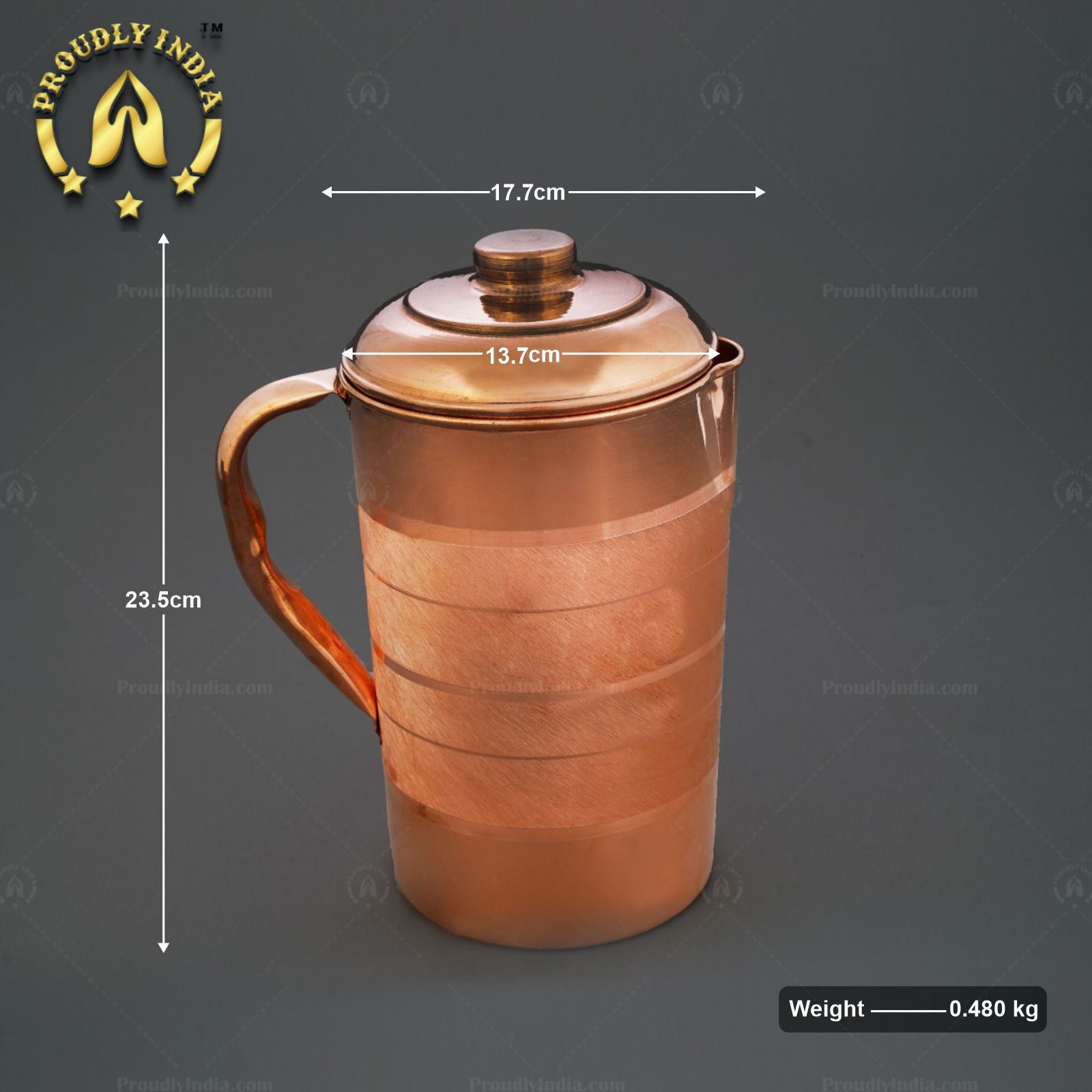 Pure Copper Water Jug