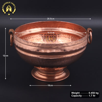 Traditional Copper Round Gangalam