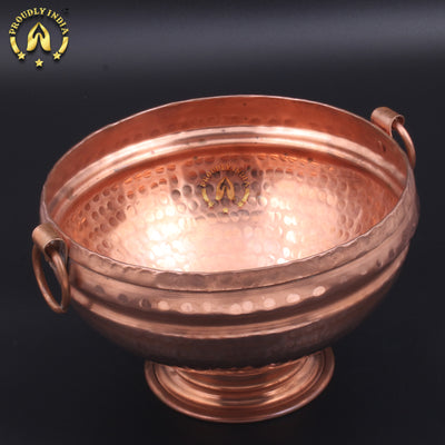 Traditional Copper Round Gangalam