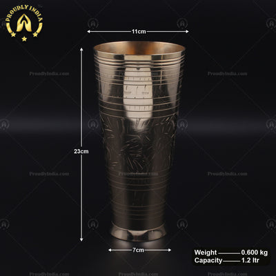 Brass Big Punjabi Lassi Glass