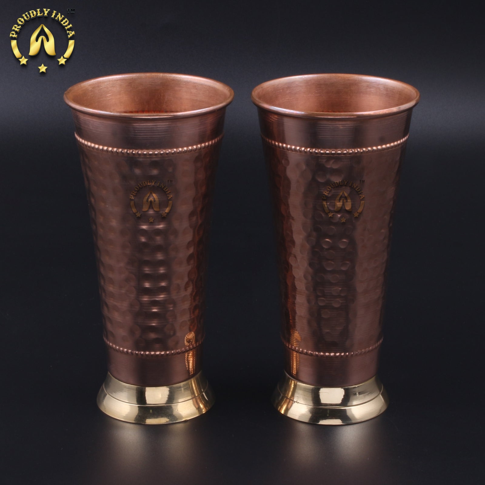 Set of 2 Copper Multipurpose Tumblers
