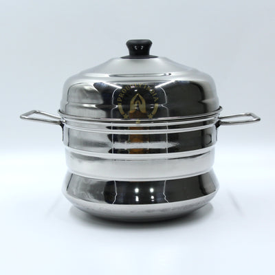 Stainless Steel Idly Steamer 3 Idli Plates