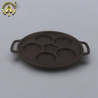 5-Pit Cast Iron Mini Dosa & Idli Pan