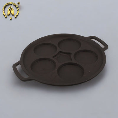 5-Pit Cast Iron Mini Dosa & Idli Pan