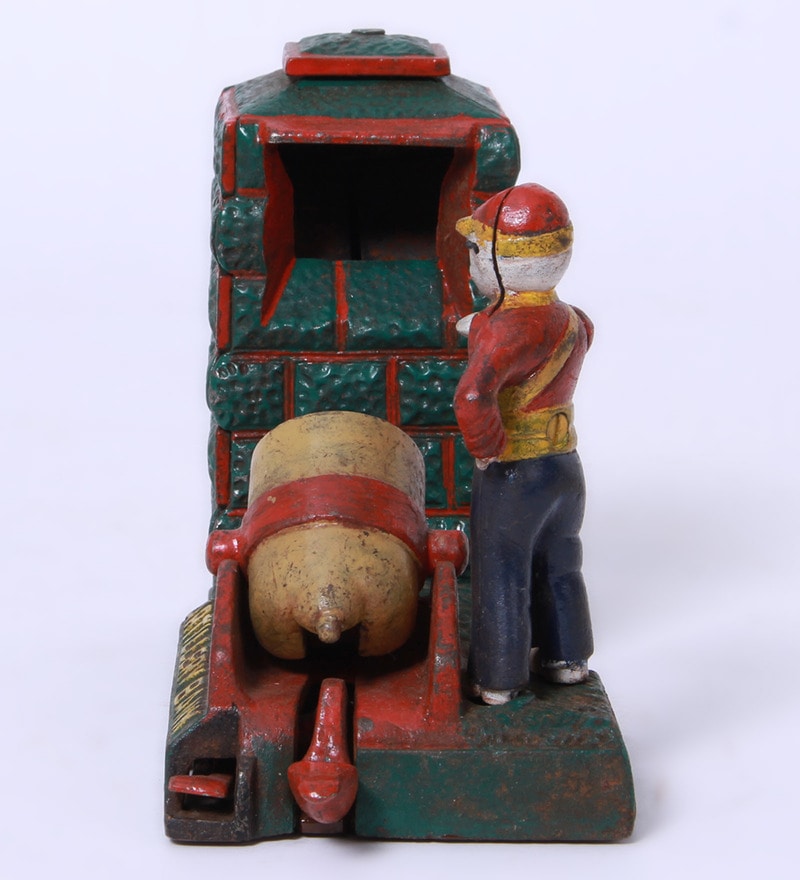Iron Antique Artillery Money Piggy Bank
