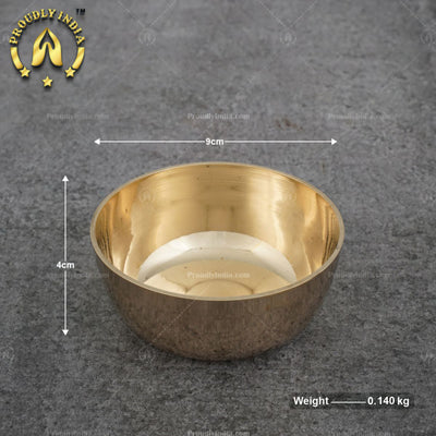 10 Inch Bronze 5 Piece Dinner Thali Set