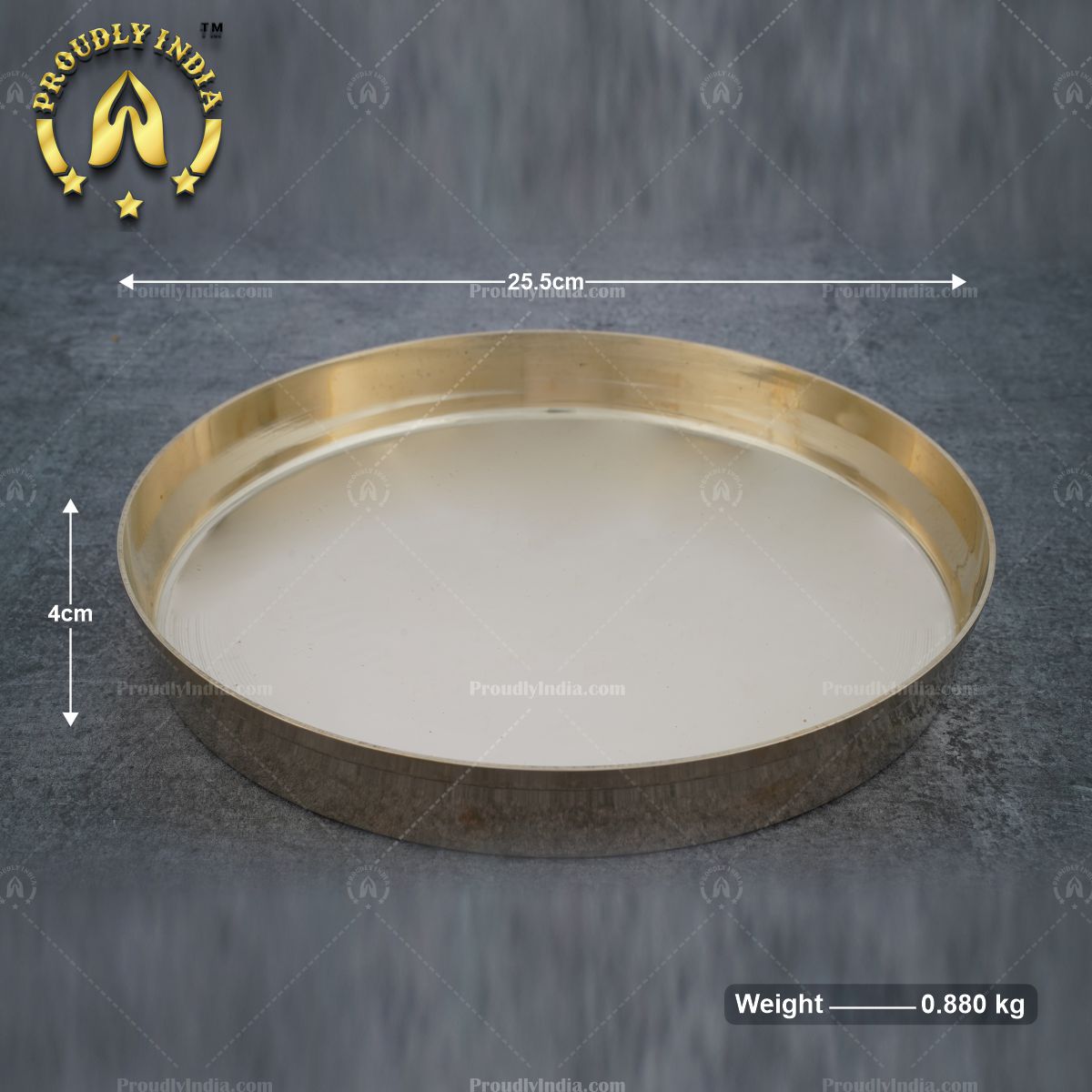 10 Inch Bronze 5 Piece Dinner Thali Set