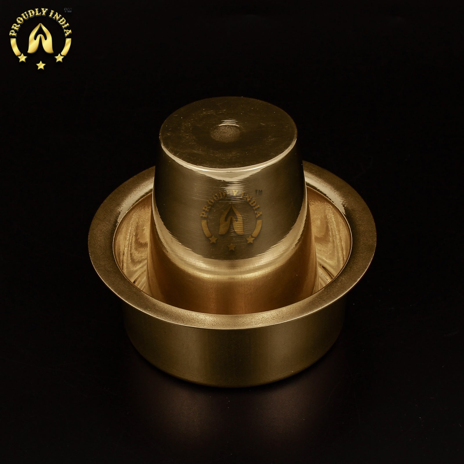Pure Brass Coffee Filter With Set Of 6 Dabara