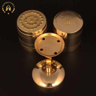 Brass 4 Cup Coffee Filter With 4 Dabara