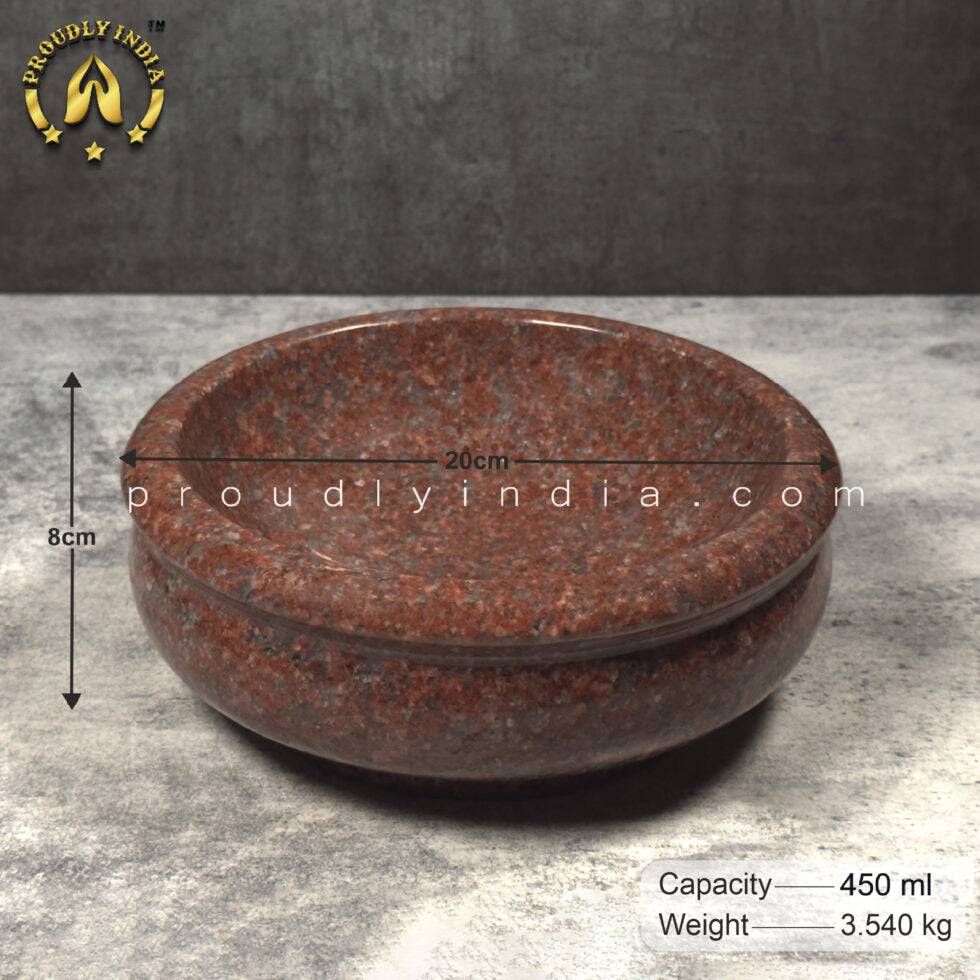 Premium Red Granite Uruli