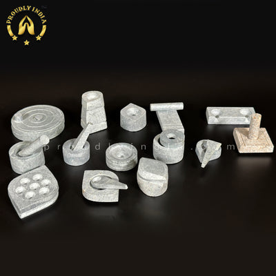 SoapStone Miniature Play Set For Kids | Kitchen Soppu Set