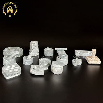 SoapStone Miniature Play Set For Kids | Kitchen Soppu Set