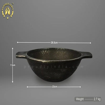 Induction Base Cast Iron Gravy Kadai