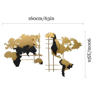 Continental Luxe Grid Wall Art Mural
