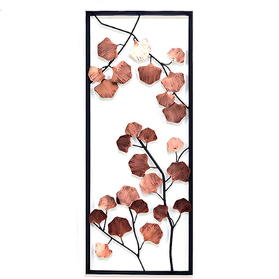 Seasons of Serenity – Set of 3 Framed Metal Leaf Wall Art