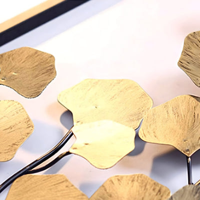 Seasons of Serenity – Set of 3 Framed Metal Leaf Wall Art