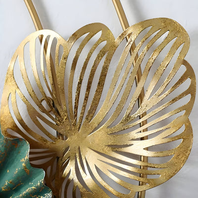 Regal Bloom Harmony Iron Wall Art