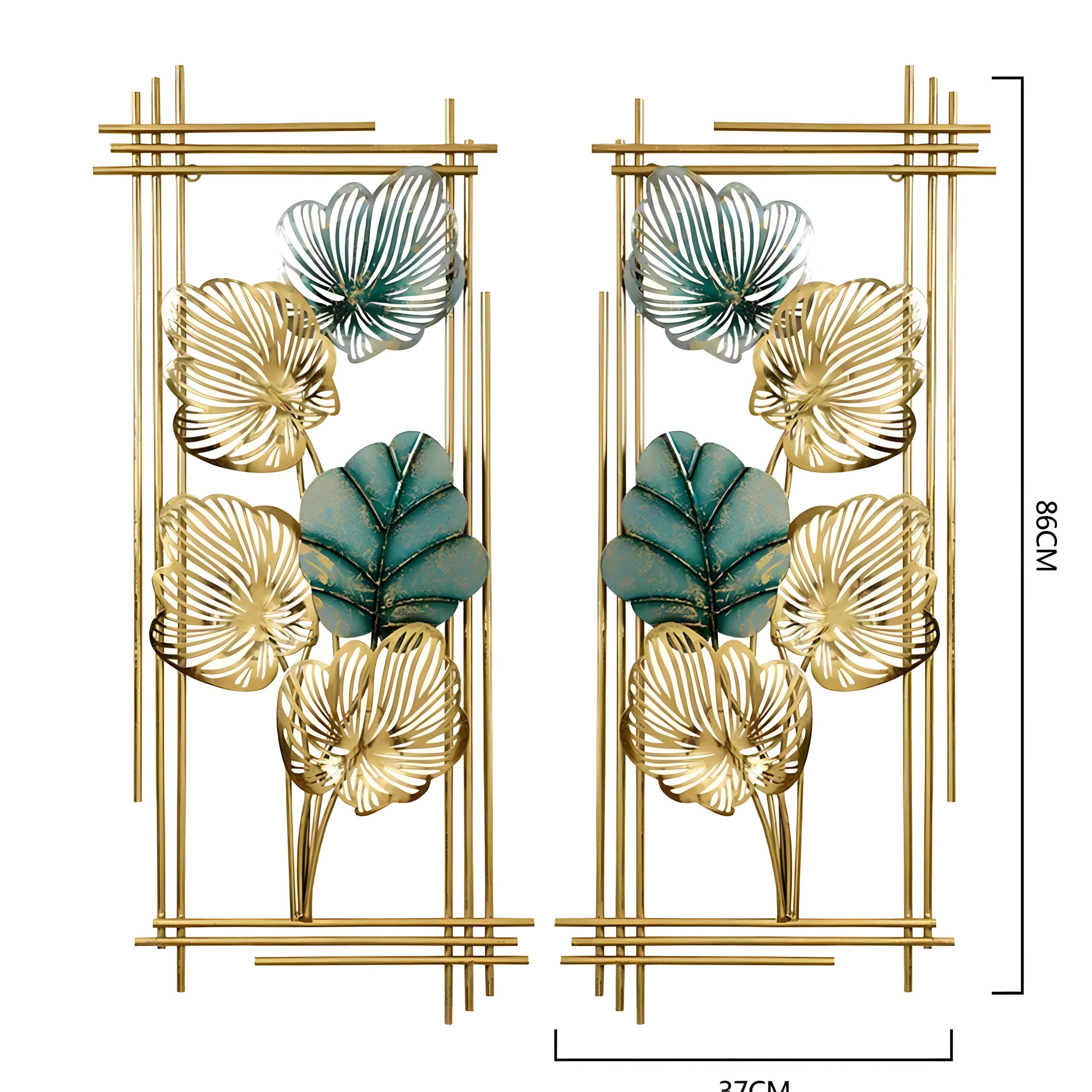 Verdant Luxe Panels Wall Art