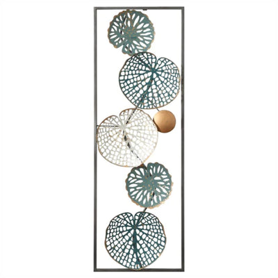 Set of 2 Lattice Bloom Harmony - Lotus Disc Wall Panels