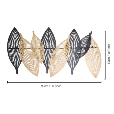 Zebra Leaf Serenade Wall Art Mural