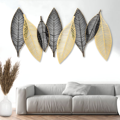 Zebra Leaf Serenade Wall Art Mural
