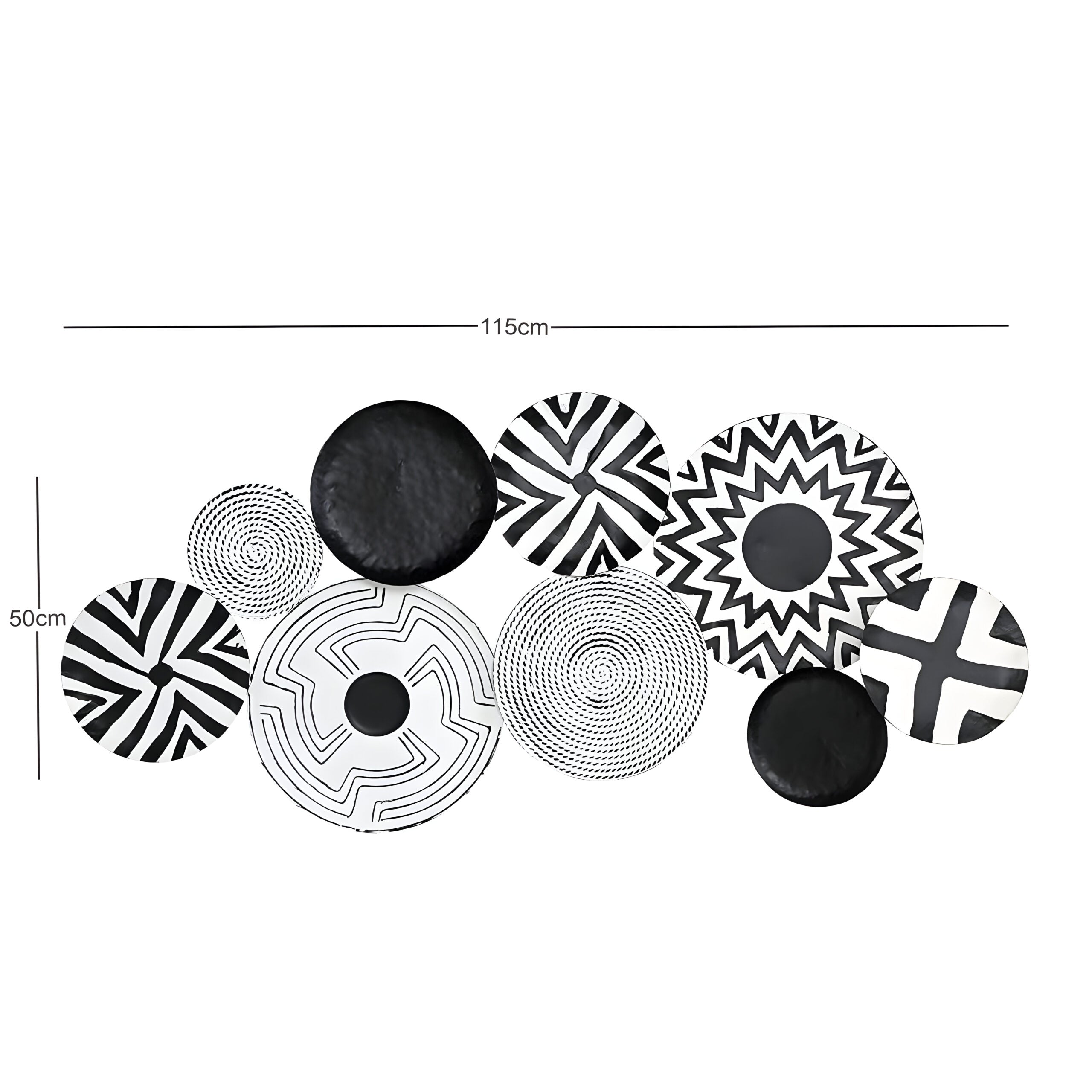 Monochrome Rhythm Wall Art Mural