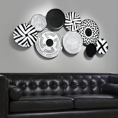 Monochrome Rhythm Wall Art Mural