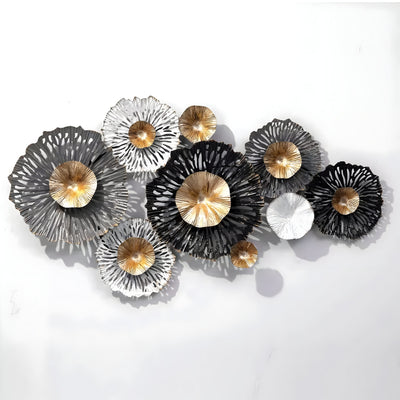 Black & White Twilight Bloom Trail Floral Wall Art