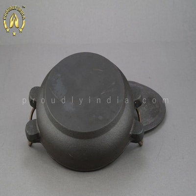 Mini Cast Iron Casserole Kadai with Lid – Serve & Cook
