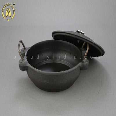 Mini Cast Iron Casserole Kadai with Lid – Serve & Cook