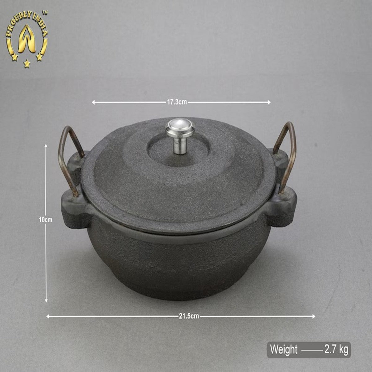 Mini Cast Iron Casserole Kadai with Lid – Serve & Cook