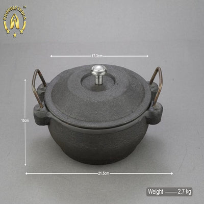 Mini Cast Iron Casserole Kadai with Lid – Serve & Cook