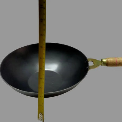 Chinese Kadai With Wooden Handle