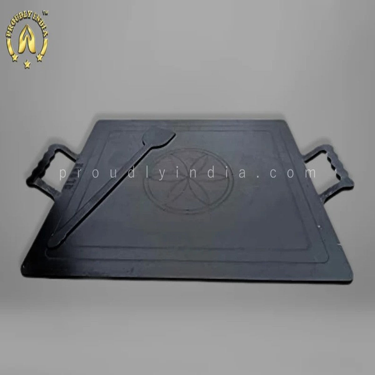 Iron Handle Square Paper Roast Tawa