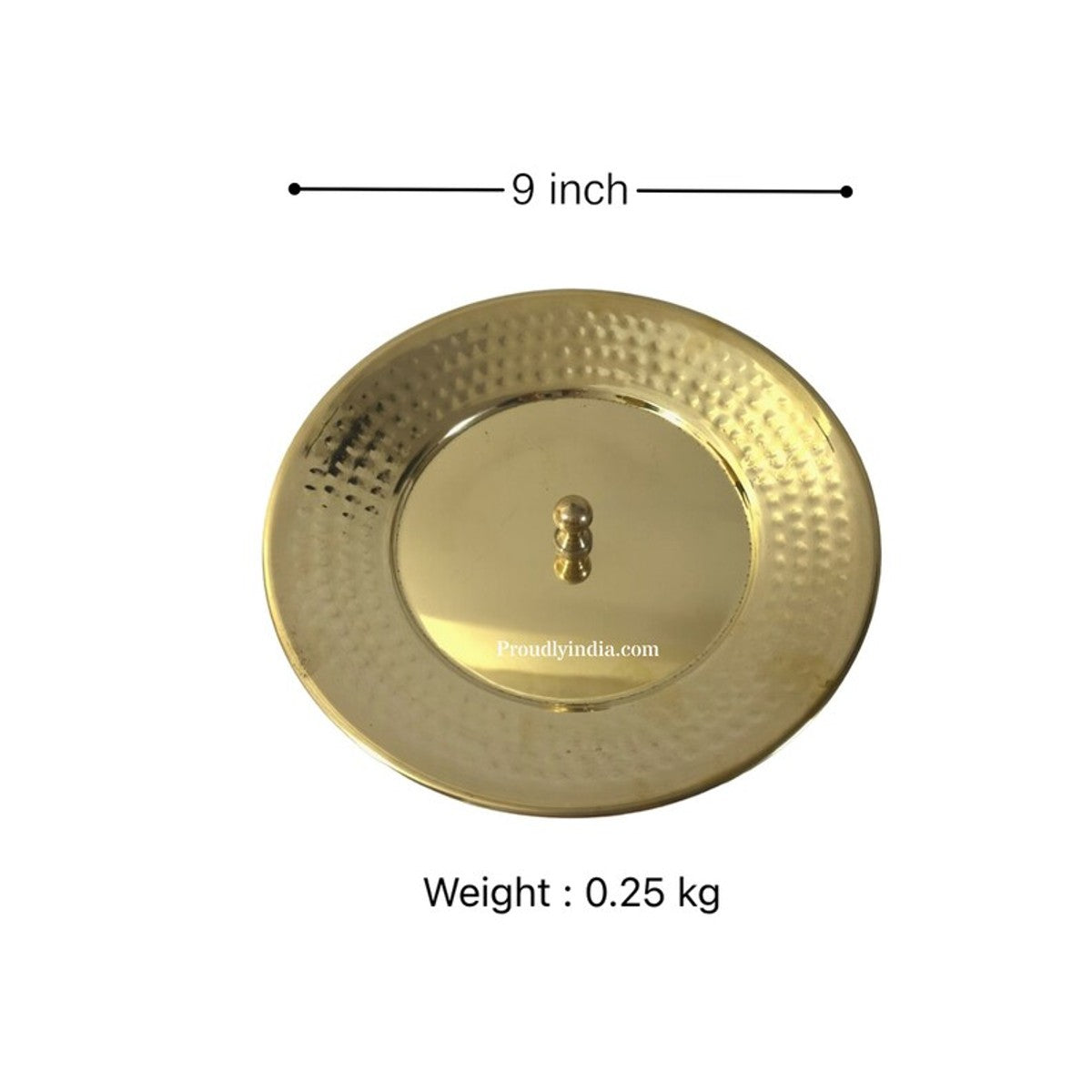 4 Liter Brass Biriyani Handi with Brass Serving Bowl Set and Ladle