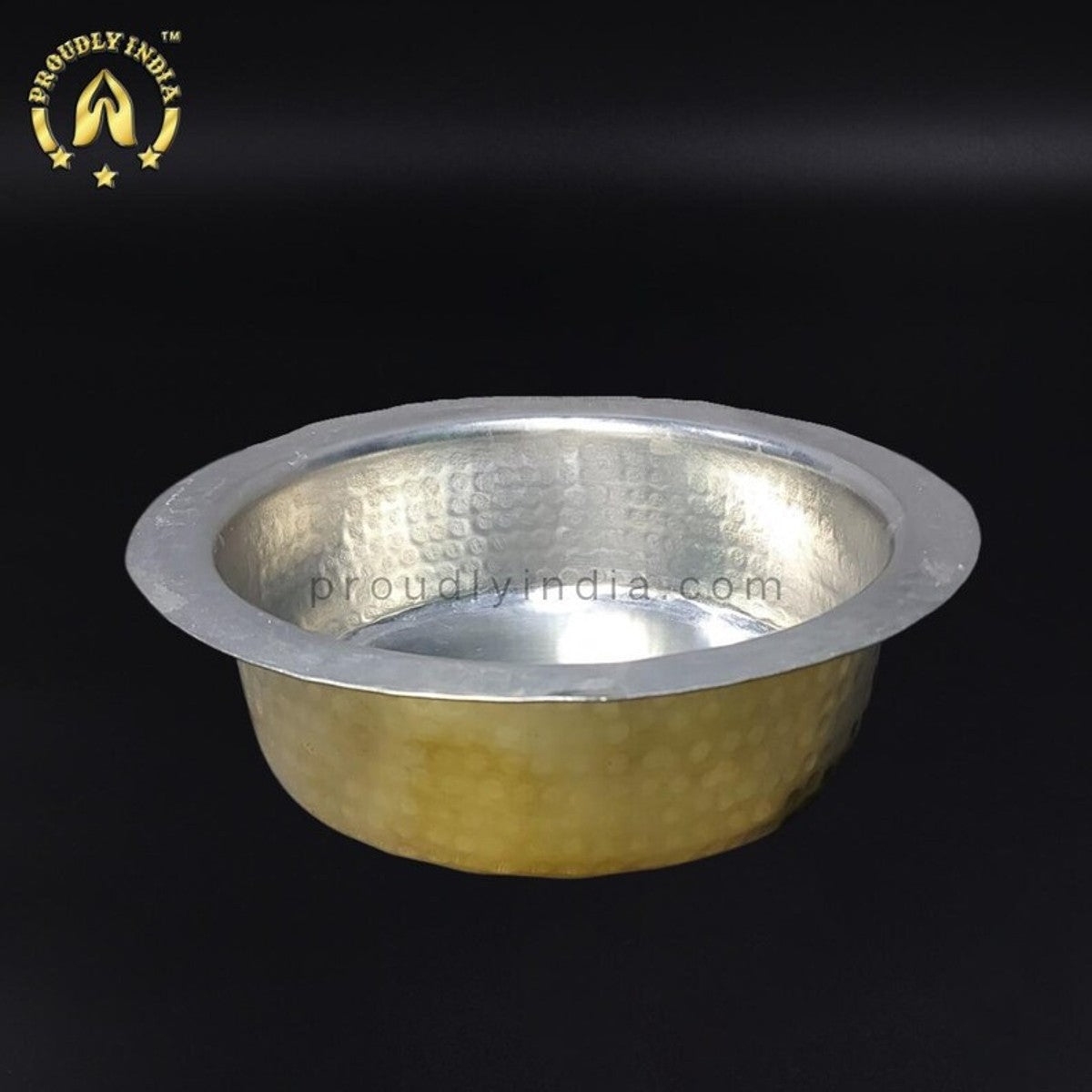 Set of 5 Piece Brass Langadi Set | Nested Brass Pot Set