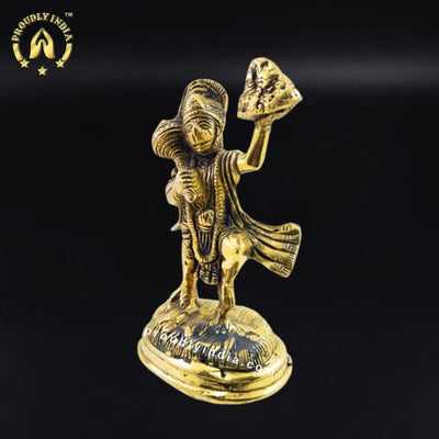 Divine Brass Hanuman Statue