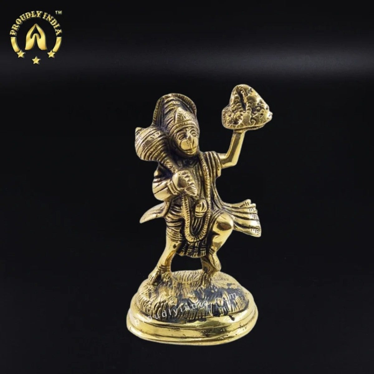 Divine Brass Hanuman Statue