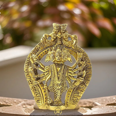 Stunning 4.8 Inch Panchmukhi Hanuman Idol