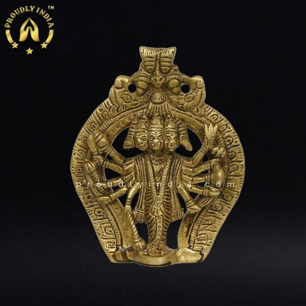 Stunning 4.8 Inch Panchmukhi Hanuman Idol