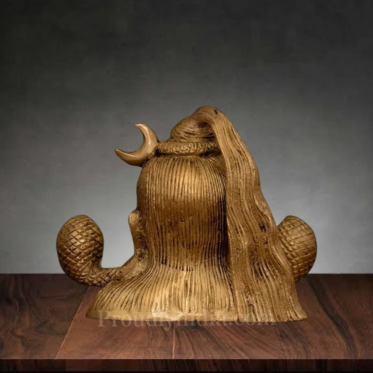 Brass Shivling Idol - 3.5 Shankar Bhagwan Murti