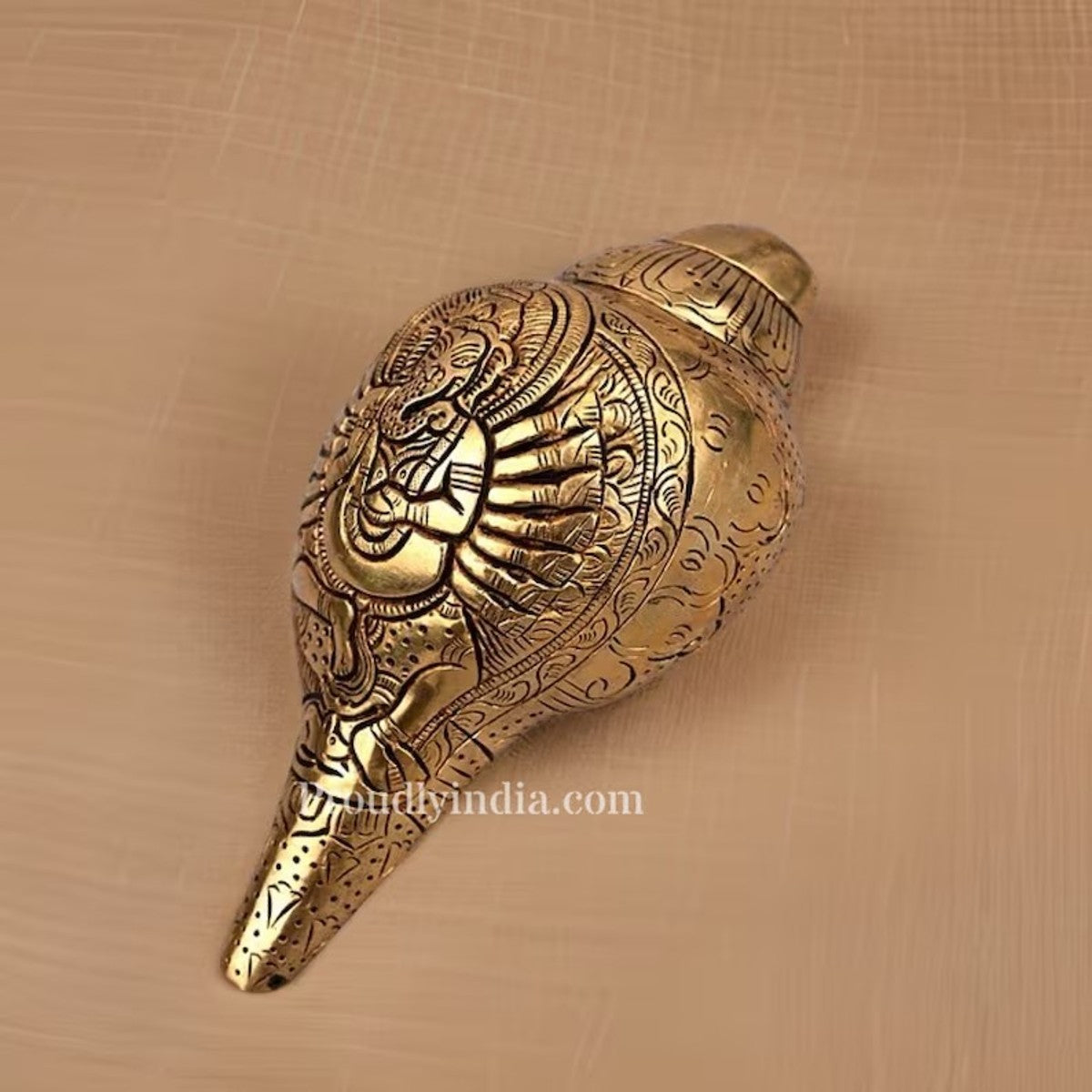 Brass Ganapathi Shankh