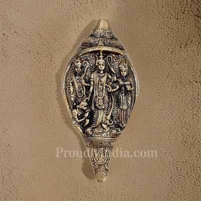 Brass Shankh & Ram Darbar Sangu
