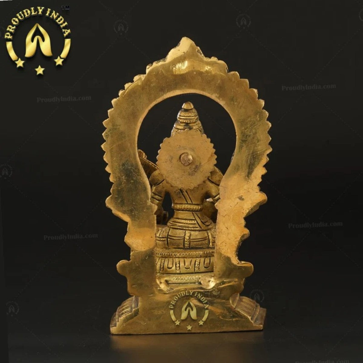 7 Inch Brass Saraswati Idol
