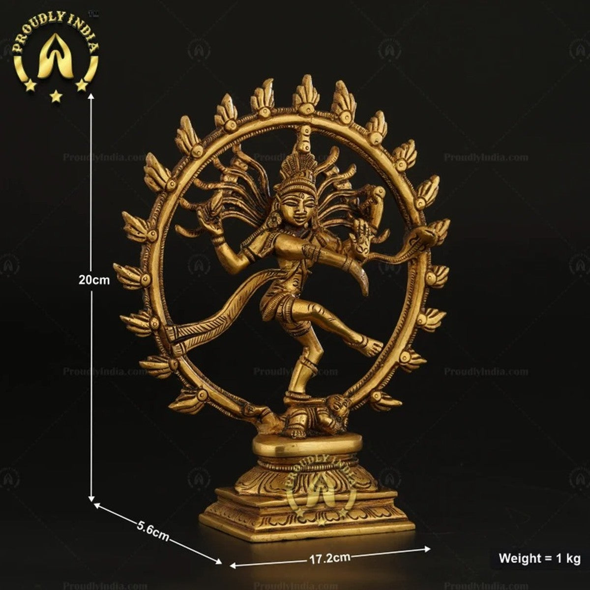 Exquisite 7.8 Nataraja Statue